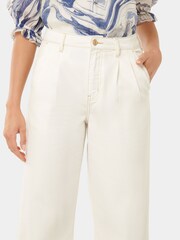 Forever New White Pippa Wide Leg Jeans - Image 2 of 5