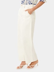 Forever New White Pippa Wide Leg Jeans - Image 3 of 5