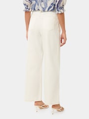 Forever New White Pippa Wide Leg Jeans - Image 4 of 5