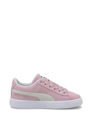 Puma Pink Suede Classic XXI Kids Trainers - Image 1 of 6