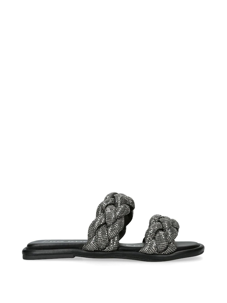Schwarz - KG Kurt Geiger Rogan Plait Sandals - Bild 1 von 4