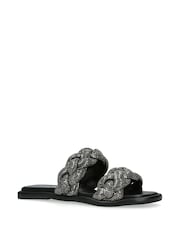 Schwarz - KG Kurt Geiger Rogan Plait Sandals - Bild 4 von 4