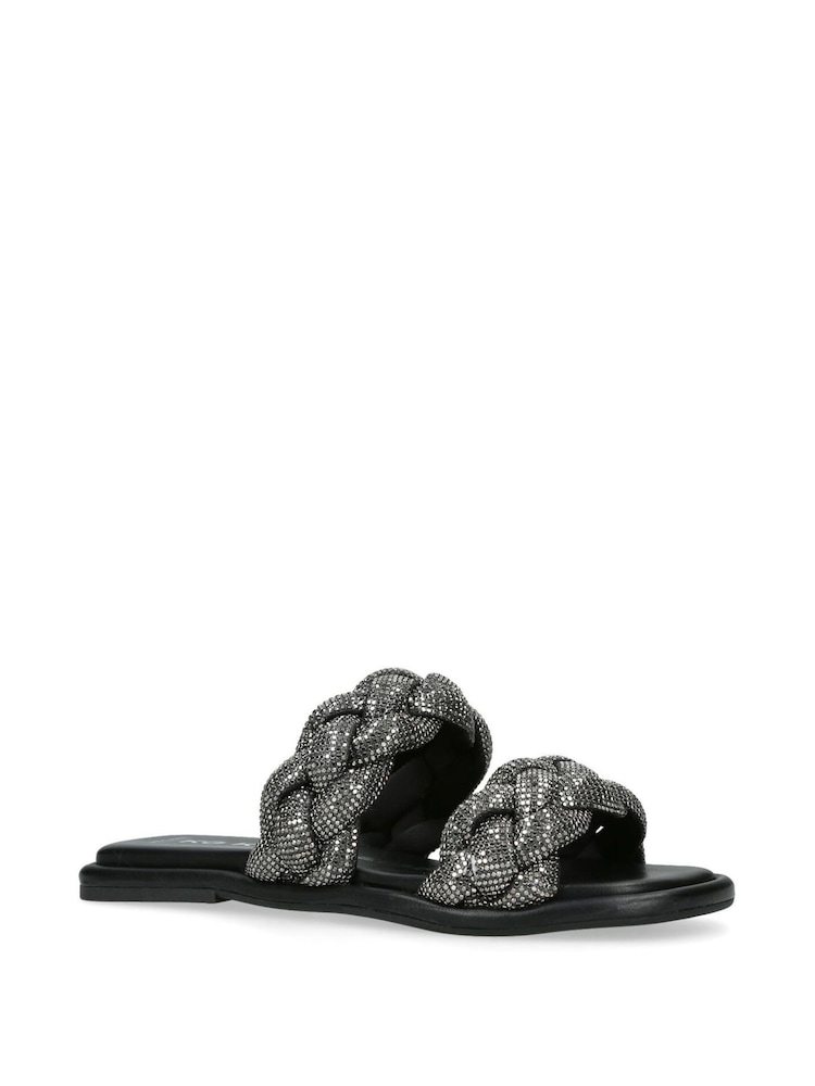 Schwarz - KG Kurt Geiger Rogan Plait Sandals - Bild 4 von 4