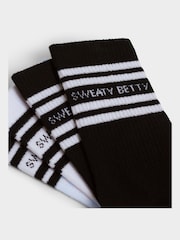 Sweaty Betty White Mid Length Ankle Gripper Socks 2 Pack - Image 2 of 2