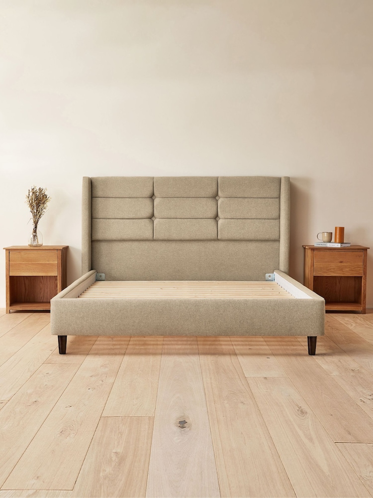 Silentnight Sandstone Woven Lilith Bedframe - Image 4 of 4