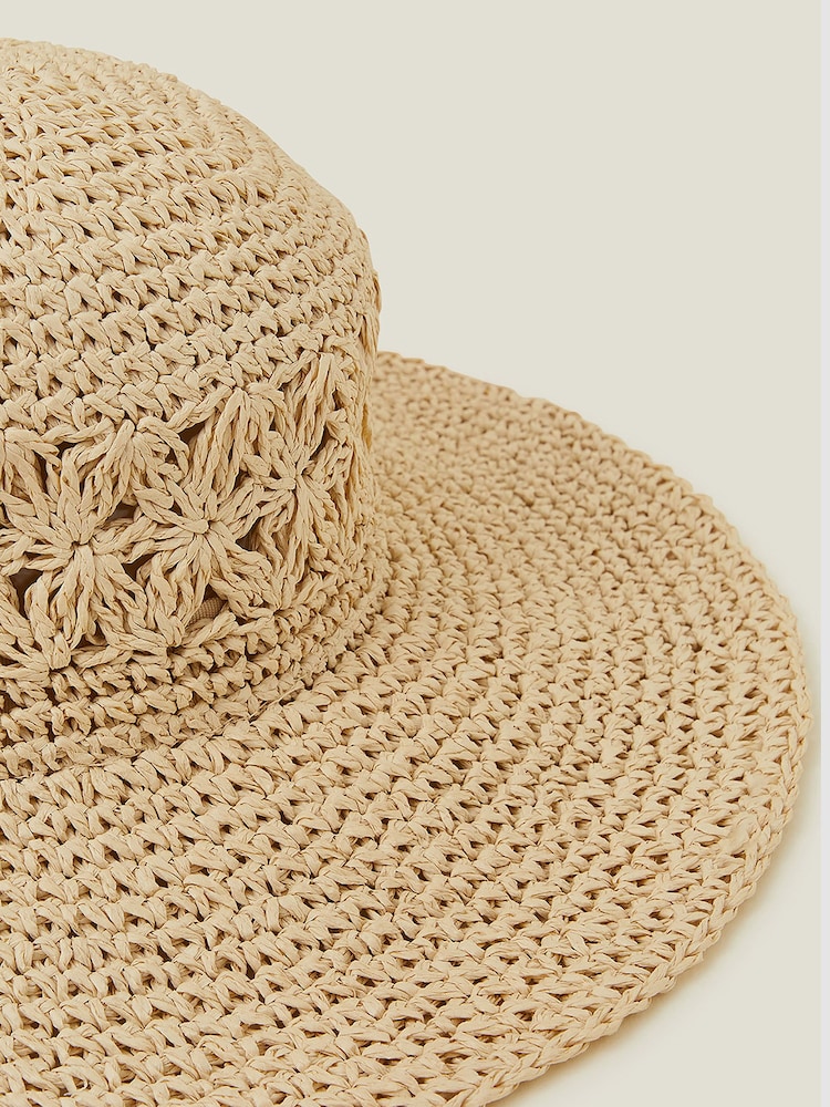 Accessorize Loose Weave Floppy Hat - Imagem 2 de 3