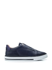 Moda In Pelle Benni Elastic Slip On Foxing Sole Trainers - Image 1 of 4
