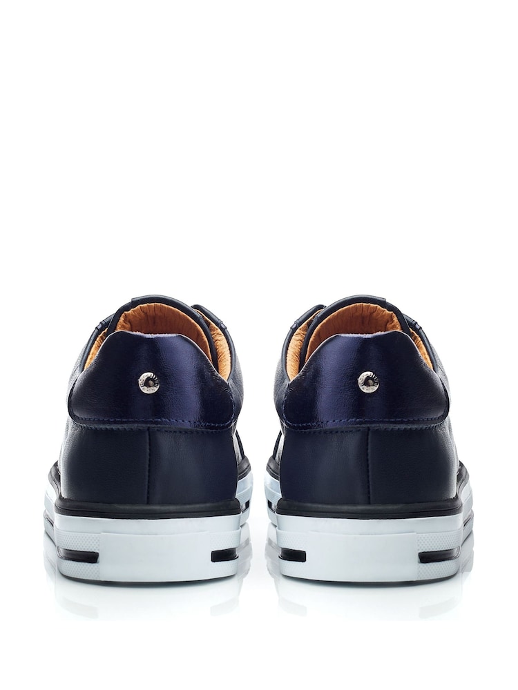 Moda In Pelle Benni Elastic Slip On Foxing Sole Trainers - Image 3 of 4