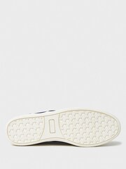 Crew Clothing Blue Canvas Lace Up Trainers - Image 4 of 4