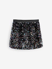 Black/Purple Sequin Skirt (3-16yrs) - Image 1 of 5