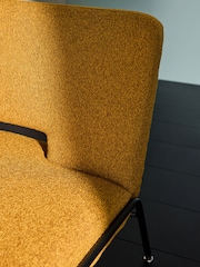 MADE.COM Ochre Yellow Pax Boucle Knox 2 Seater Sofa Bed - Image 6 of 7