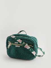 Cath Kidston Navy Borg Cross-Body Bag - Image 1 of 6