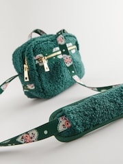 Cath Kidston Navy Borg Cross-Body Bag - Image 4 of 6