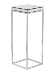 Pacific Mirrored Glass and Silver Square Side Table - Image 7 of 8