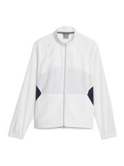 Puma White Monterey Womens Golf Windbreaker Jacket - Image 4 of 5