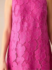 Ro&Zo Pink Lace Mini Shift Dress - Image 3 of 5