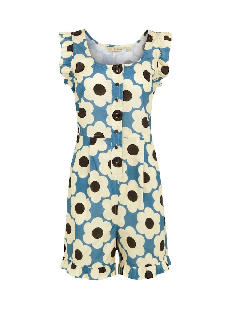 Regatta 100% Cotton Orla Kiely Short Playsuit - Image 5 of 7