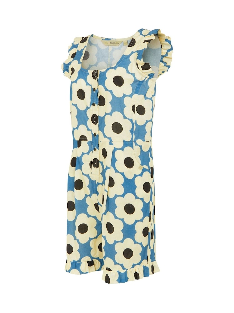 Regatta 100% Cotton Orla Kiely Short Playsuit - Image 7 of 7