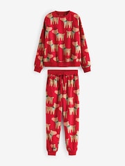 Red Matching Family Womens Christmas Reindeer Pyjamas - Image 6 of 10