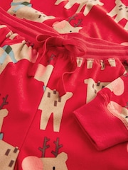Red Matching Family Womens Christmas Reindeer Pyjamas - Image 9 of 10