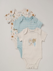 Homegrown Printed White Bodysuit Set 3 Pack - Image 1 of 5