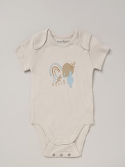 Homegrown Printed White Bodysuit Set 3 Pack - Image 3 of 5