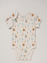 Homegrown Printed White Bodysuit Set 3 Pack - Image 4 of 5