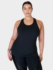 Sweaty Betty Black Athlete Seamless Workout Tank Top - Image 1 of 6