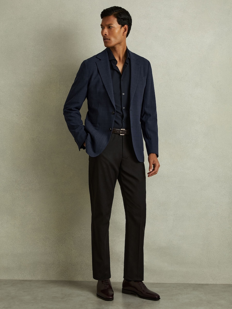 Reiss Однобортный блейзер в клетку Charles - Image 1 of 7