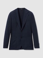 Reiss Однобортный блейзер в клетку Charles - Image 2 of 7