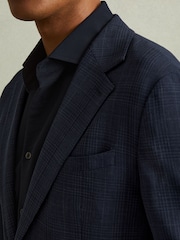 Reiss Однобортный блейзер в клетку Charles - Image 3 of 7