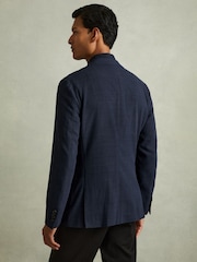 Reiss Однобортный блейзер в клетку Charles - Image 4 of 7