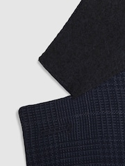 Reiss Однобортный блейзер в клетку Charles - Image 6 of 7