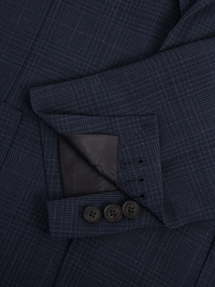 Reiss Однобортный блейзер в клетку Charles - Image 7 of 7