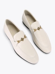 Kurt Geiger London Cream ALTON CROC Shoes - Image 2 of 4