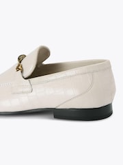 Kurt Geiger London Cream ALTON CROC Shoes - Image 3 of 4