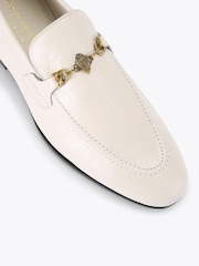 Kurt Geiger London Cream ALTON CROC Shoes - Image 4 of 4
