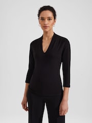 Hobbs Black Aimee Top - Image 1 of 4