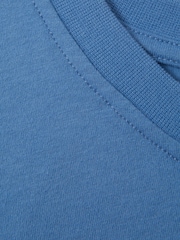 Reiss Blue Lois Cotton Crew Neck T-Shirt - Image 5 of 5