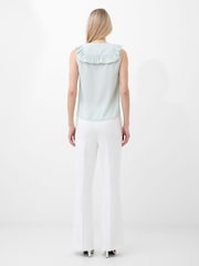 French Connection Crepe Light Ruffle Top - Bild 3 von 4