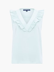 French Connection Crepe Light Ruffle Top - Bild 4 von 4