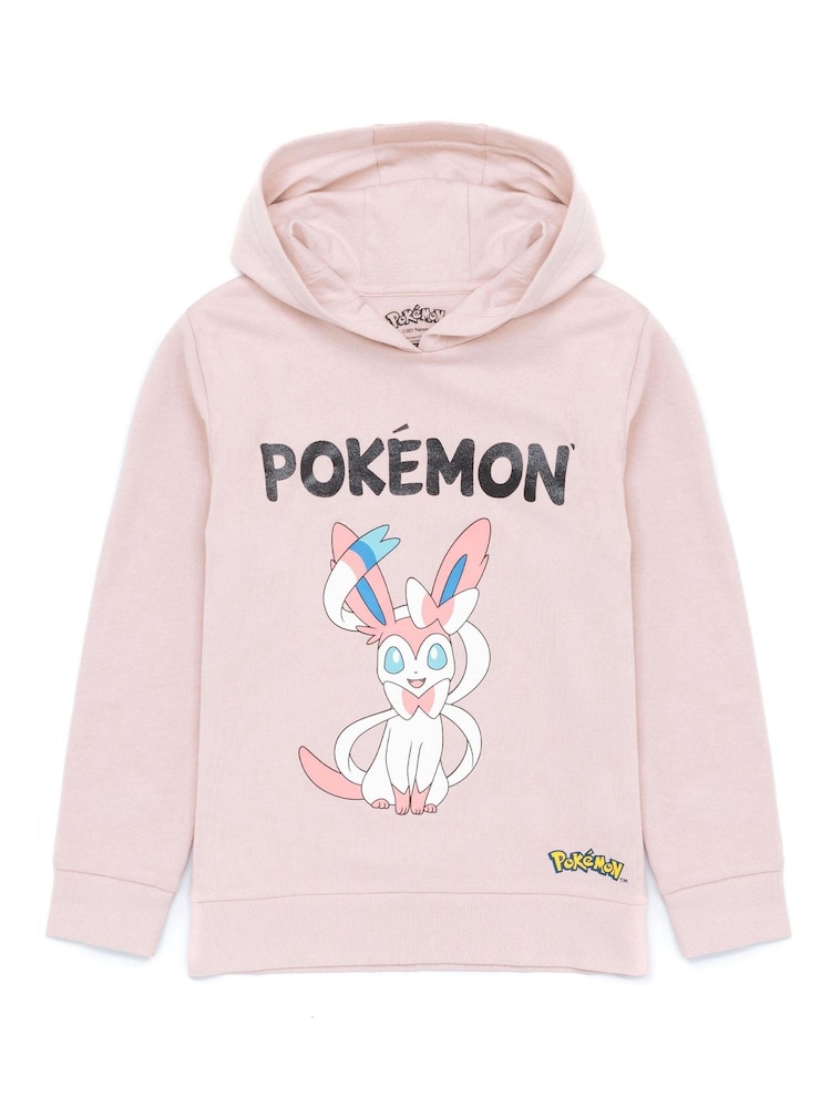 Vanilla Underground Pink Girls Pokemon 100% Cotton Hoodie - Image 1 of 5