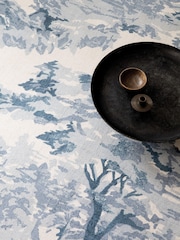 Ted Baker Blue Landscape 100% Cotton Rug - Image 2 of 4