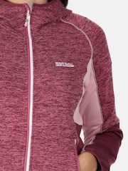 Regatta Purple Walbury IV Full Zip Hooded Fleece - Image 4 of 9