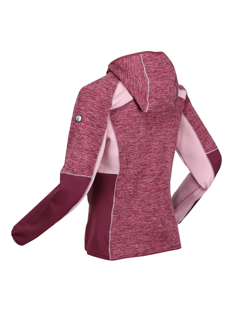 Regatta Purple Walbury IV Full Zip Hooded Fleece - Image 9 of 9