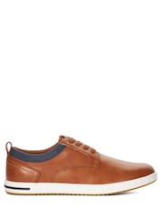 Dune London Brown Standard Fit Travels Colour Detail Trainers - Image 1 of 6