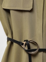 Mango Brown Belt Shirt Dress - Image 5 of 6