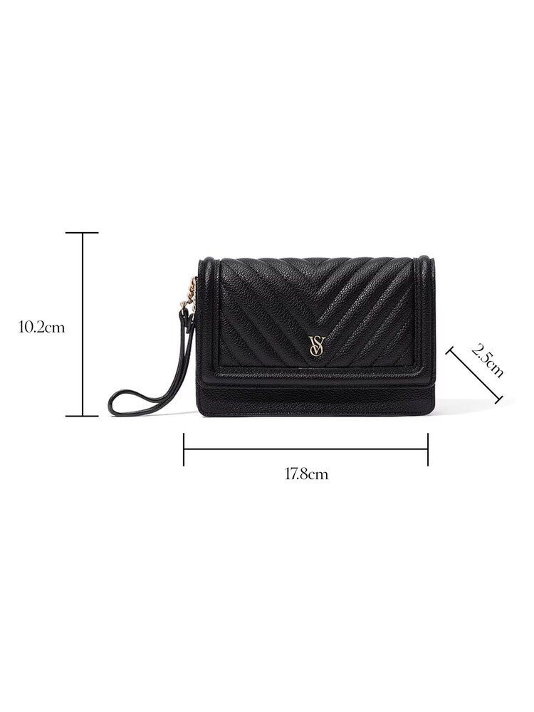 Victoria's Secret Black Clutch Bag - Image 3 of 3 Victoria's Secret Black Clutch Bag - Image 3 of 3