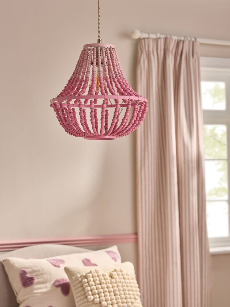 Pink Tahlia Easy Fit Pendant Light Shade - Image 2 of 5
