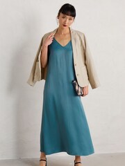 Seasalt Cornwall Blue Wild Clematis Dress - Image 3 of 9